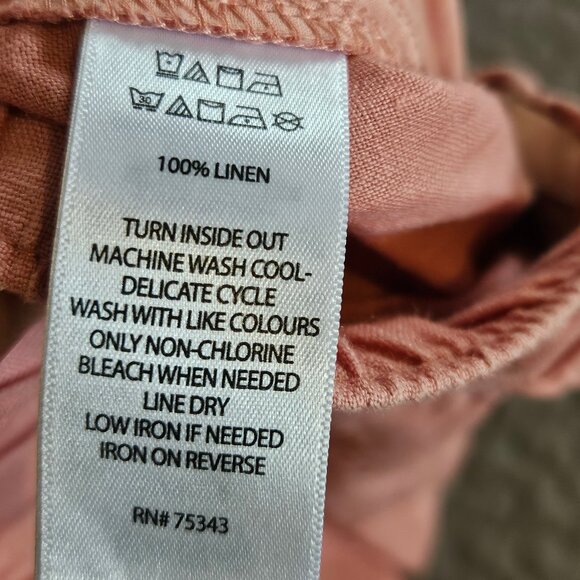 Cynthia Rowley Jogger-Style Linen Pants - Picture 6 of 8